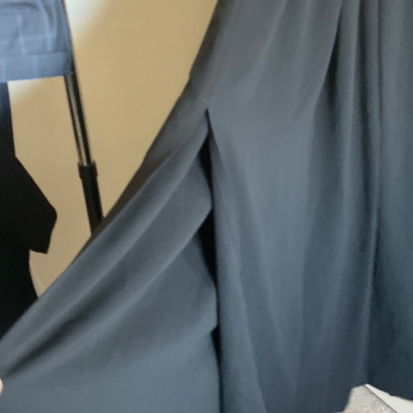 MAX MARA 
Contrast Trim Crepe Halter Maxi Dress - Picture 7 of 8